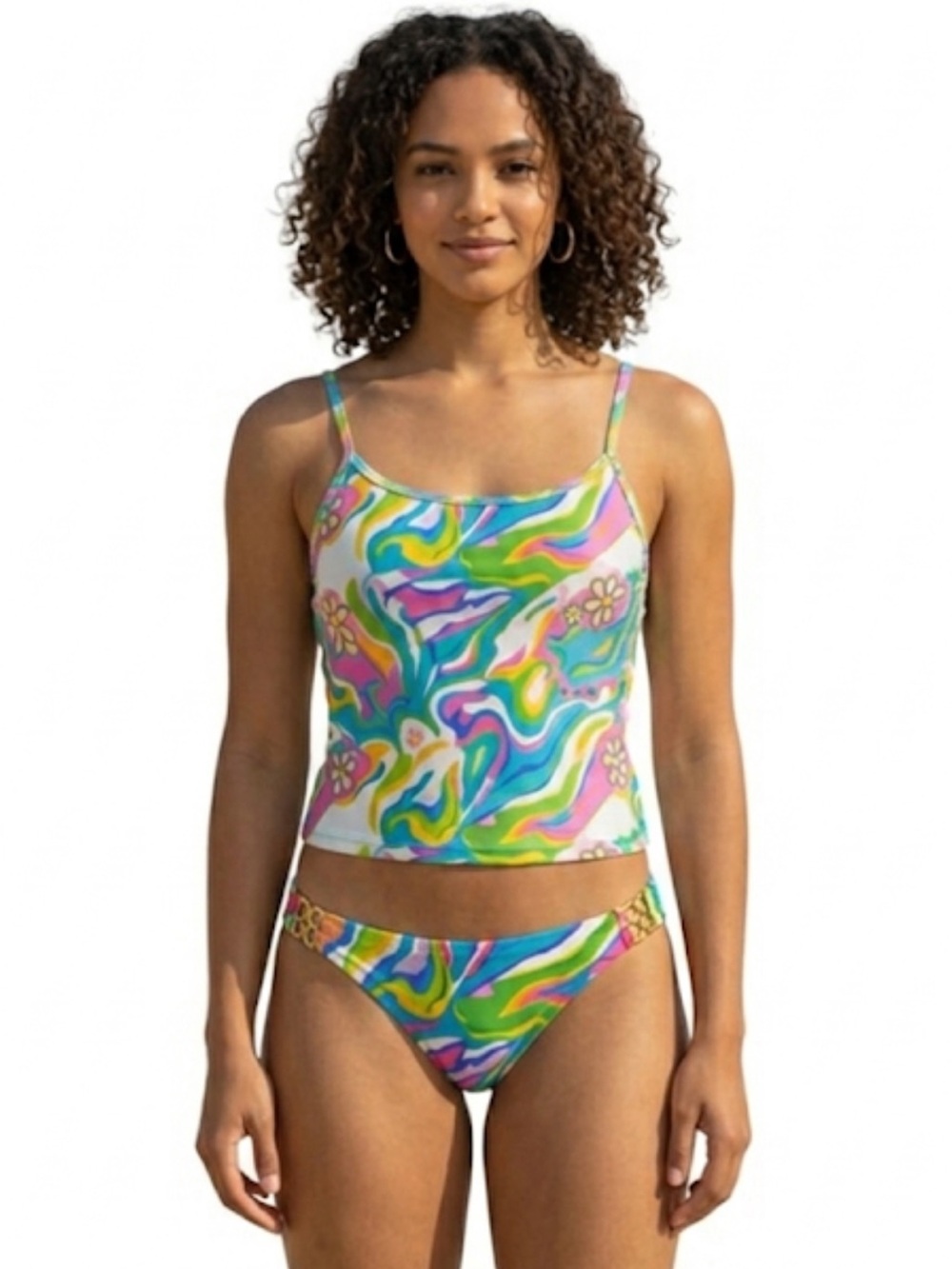 Trina Turk Vibrant Multi-Color Printed Bikini Bottoms - 8 Swimsuit Bottom⁠
HH